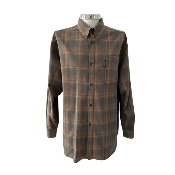 COLUMBIA~ Mens XL Plaid Button-Down Long Sleeve Shirt - Picture 1 of 11